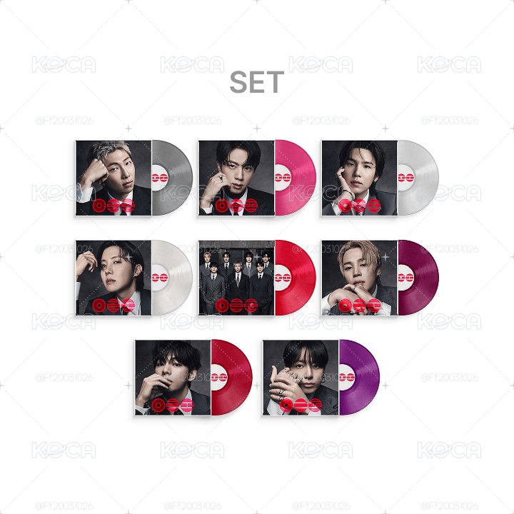 BTS 5th 黑膠 團