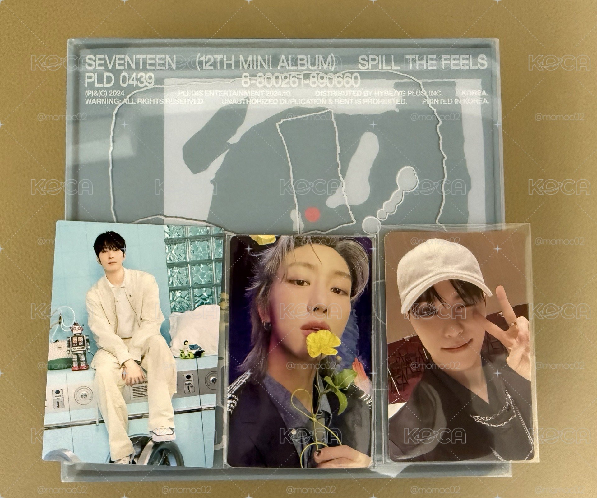 愛之力單封空專珉奎+pol克拉盤&聖誕卡&環球&wvs.hmv特典奎卡