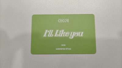 🔴I'LL LIKE YOU wvs 特典卡 studio choom 團體版