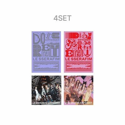 LE SSERAFIM DIFFERENT日專四型態
