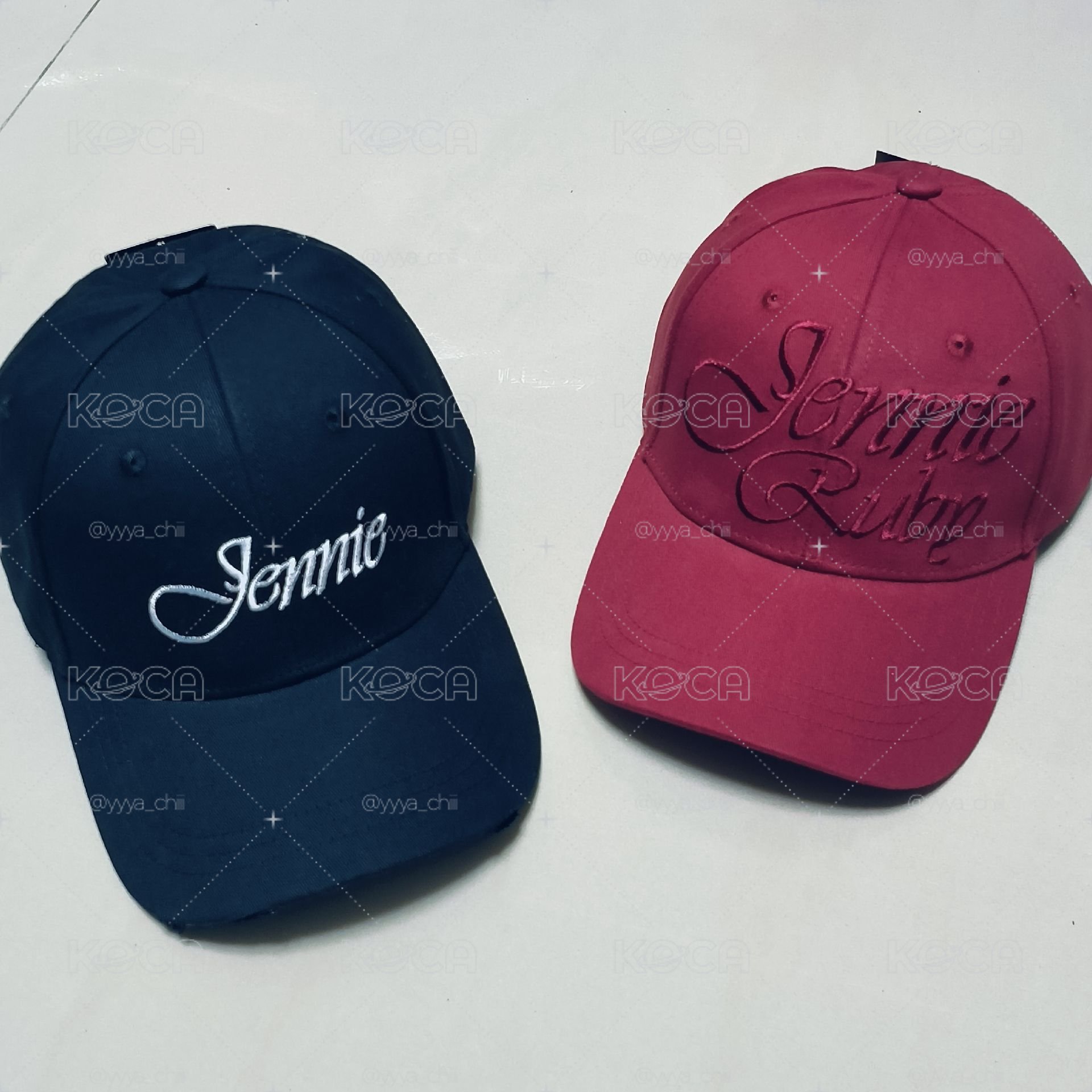 jennie 刺繡棒球帽