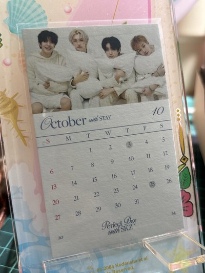 2024月曆卡 9、10 、11、12月