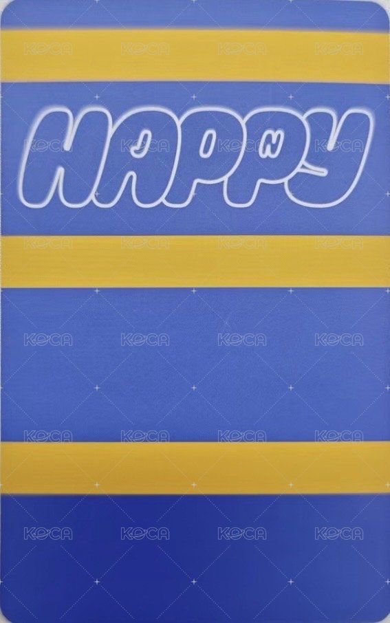 HAPPY 日咖 幸運卡  背面