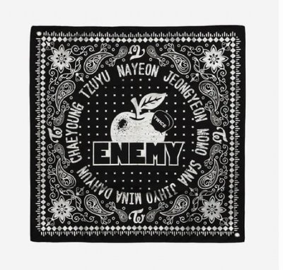 TWICE ENEMY方巾 全新未拆