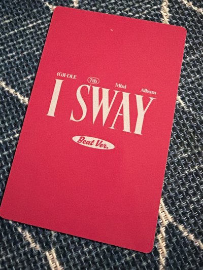 【托腮米妮】I SWAY 專輯卡 BEAT版