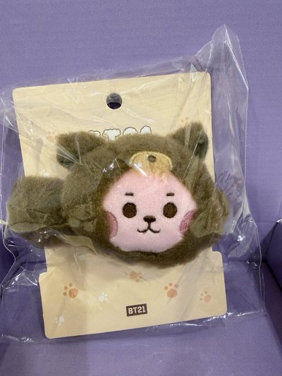 BT21 髮飾 MORE FLUFFY系列。COOKY