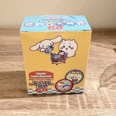 三麗鷗 sanrio&吉伊卡哇聯名 徽章抱盒 6款