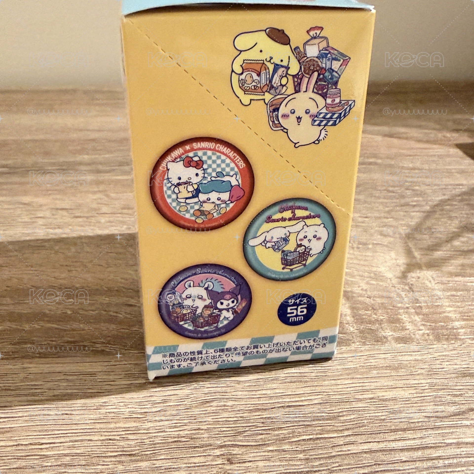 三麗鷗 sanrio&吉伊卡哇聯名 徽章抱盒 6款
