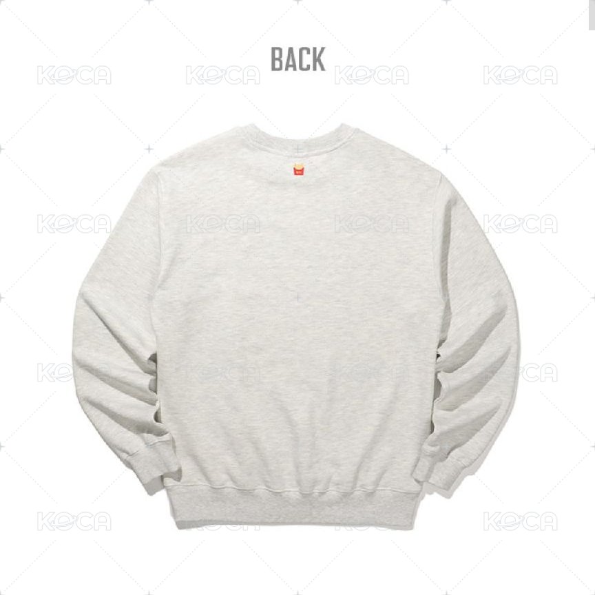 MCD CREWNECK (light grey)