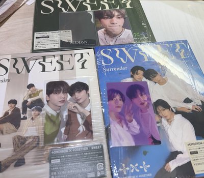 TXT 日專 sweet 初回A 初回B wvs限定盤 秀彬 杋圭 休寧