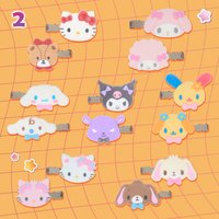 三麗鷗角色造型髮飾 植絨瀏海髮夾（全7種）