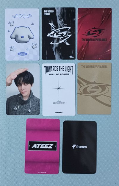 ATEEZ 潤浩小盤 坐坐卡含單封