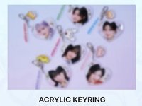 IVE X LINE FRIENDS ACRYLIC KEYRING 鑰匙圈吊飾 