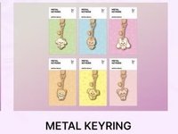 IVE X LINE FRIENDS METAL KEYRING 鑰匙圈吊飾 