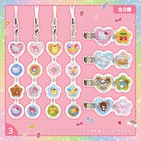 心動平成少女復古系列（Y2K懷舊風） 復古彈珠貼紙風隨機吊飾＆髮夾（共8款）