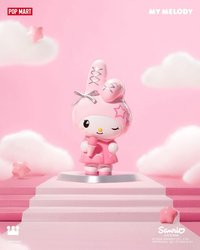 泡泡瑪特桃粉派對 美樂蒂 公仔 