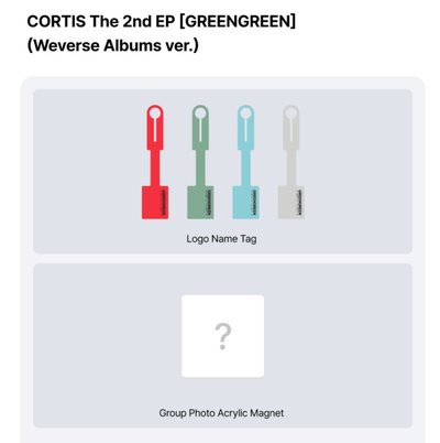 預購 CORTIS The 2nd EP［GREENGREEN］一般專 wvs global通路