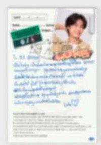 BOYS IN LOVE LUKE 感謝信 便條紙 