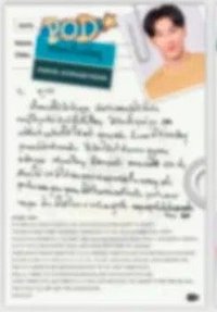 BOYS IN LOVE POD感謝信 便條紙 