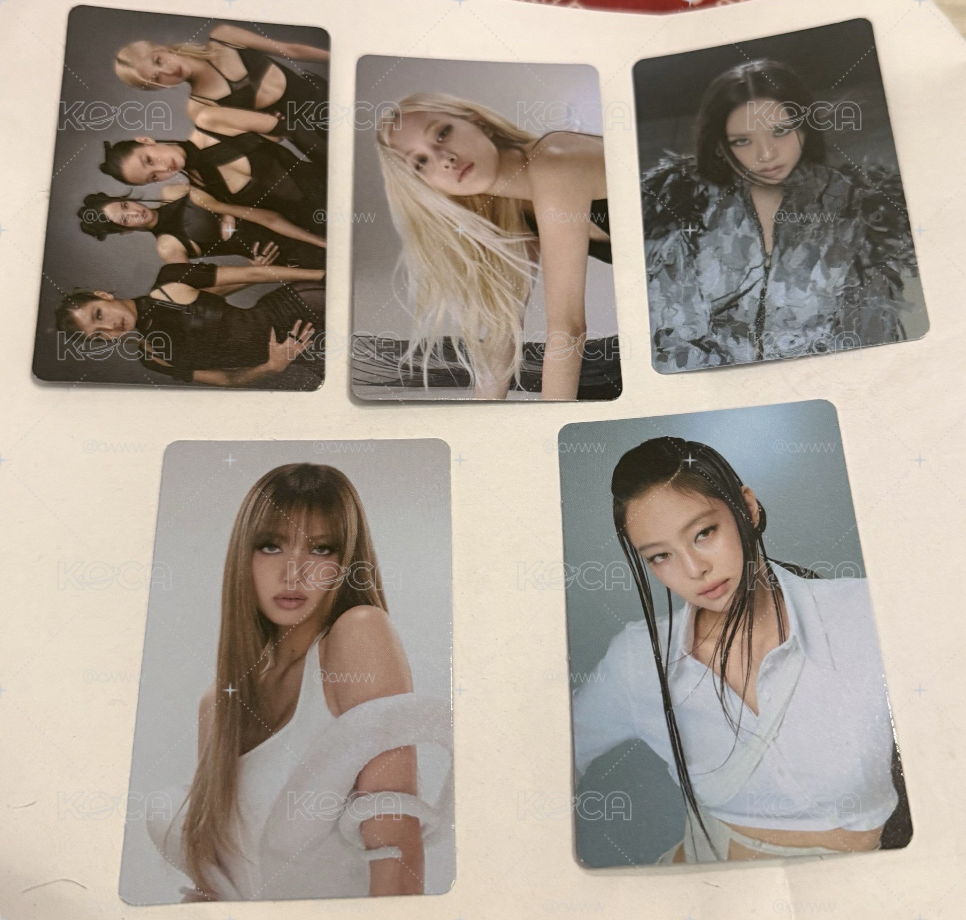 BLACKPINK DEADLINE護照小卡