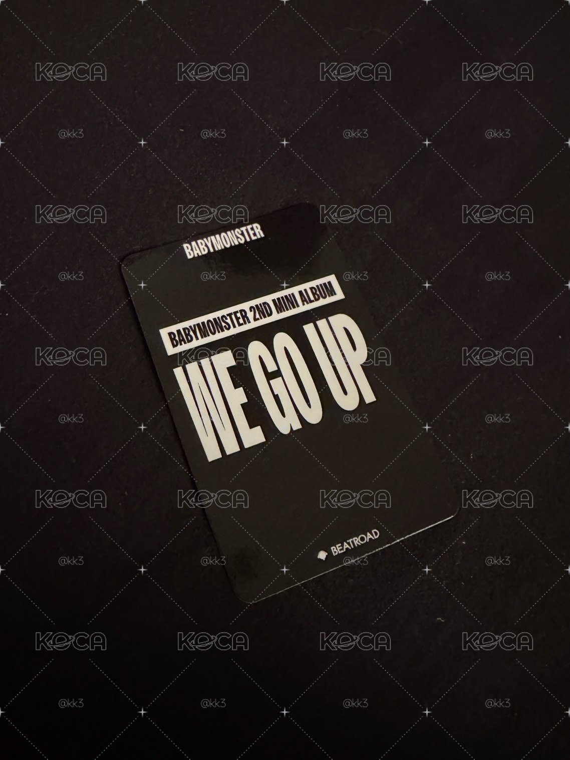 Babymonster we go up ASA特典小卡