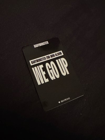 Babymonster we go up ASA特典小卡
