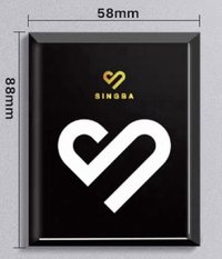 singba超清平口加厚卡膜 20絲 一包50張