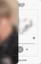 𝑻𝑯𝑬 1𝑺𝑻 𝑴𝑰𝑵𝑰 𝑨𝑳𝑩𝑼𝑴 : 𝑹𝑶𝑪𝑲 𝑻𝑯𝑬 𝑵𝑨𝑻𝑰𝑶𝑵 el 特典卡 音樂播放 背面