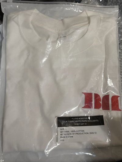 FC台北限定t-shirt L 白 全新未拆