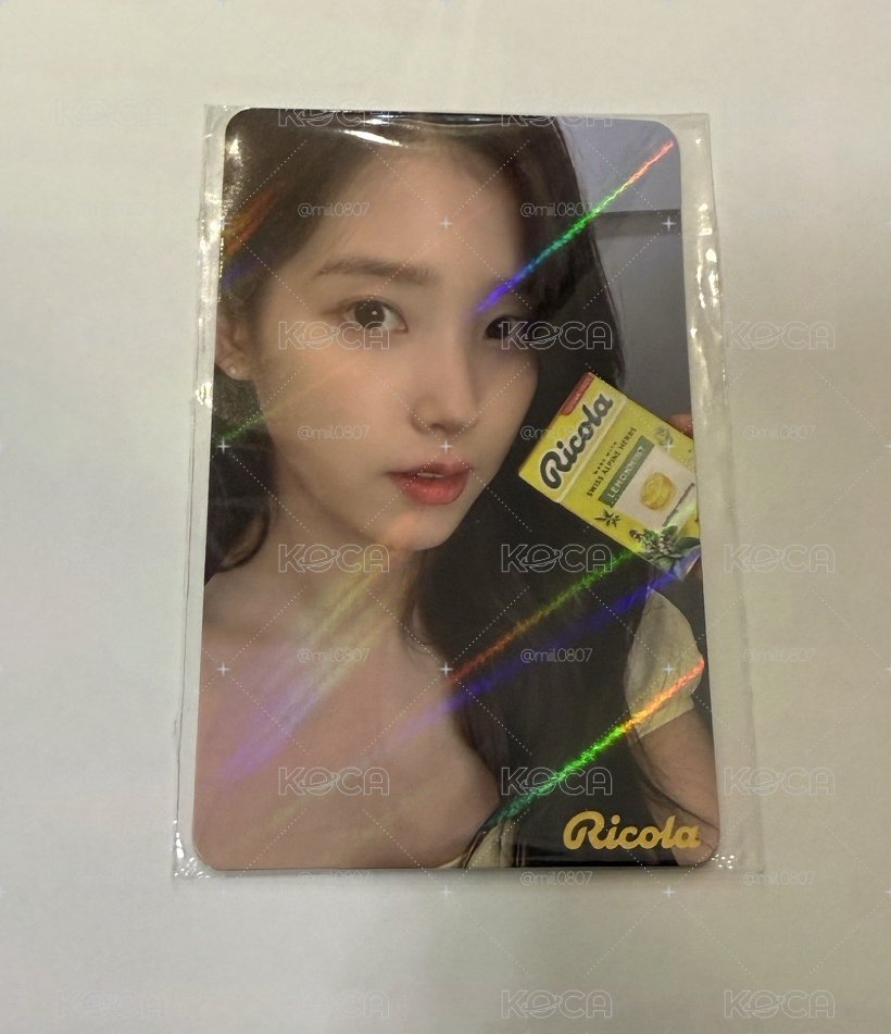 IU-利口樂 711超商 代言卡 
