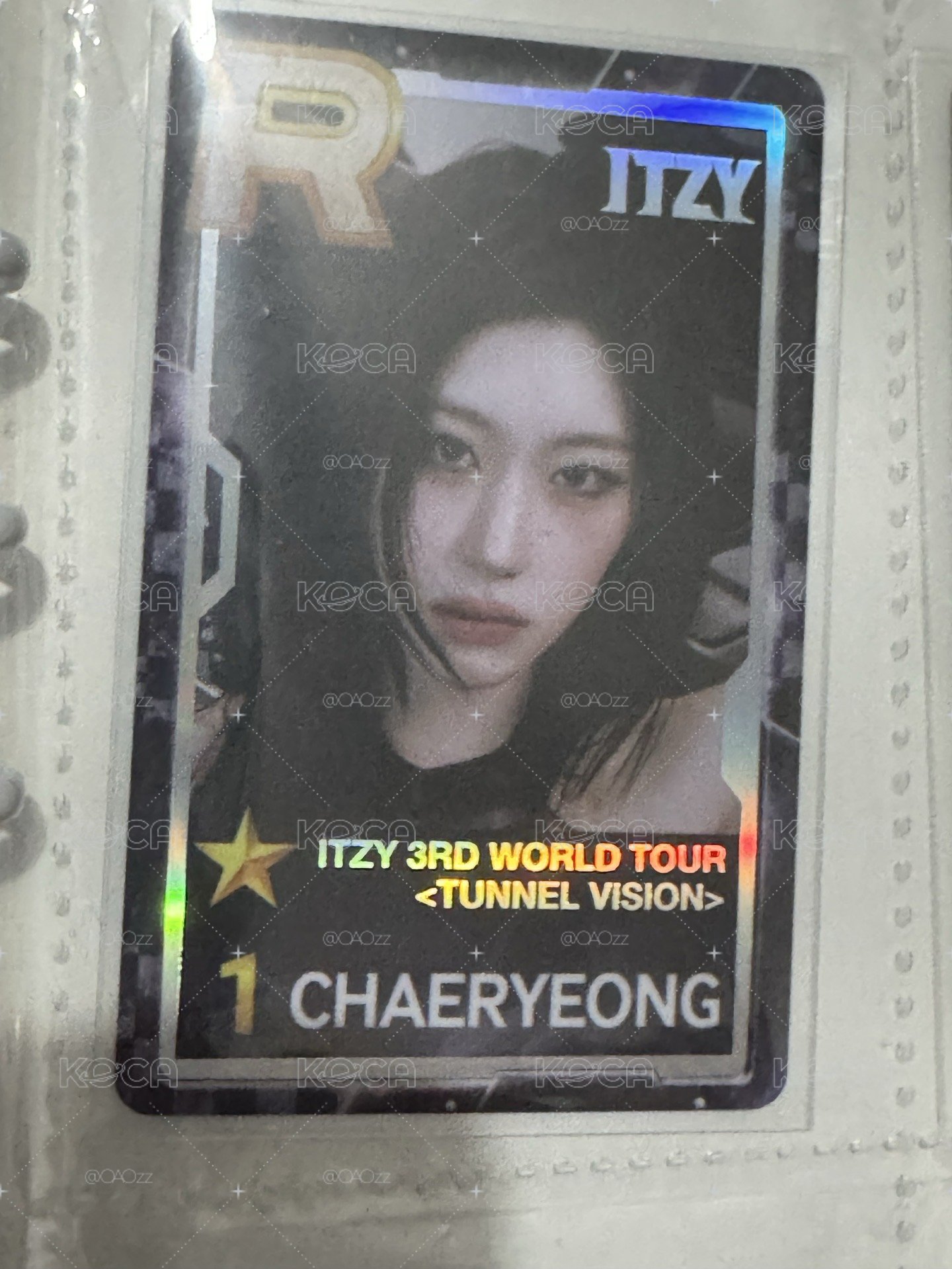 ITZY三巡遊戲卡 彩領