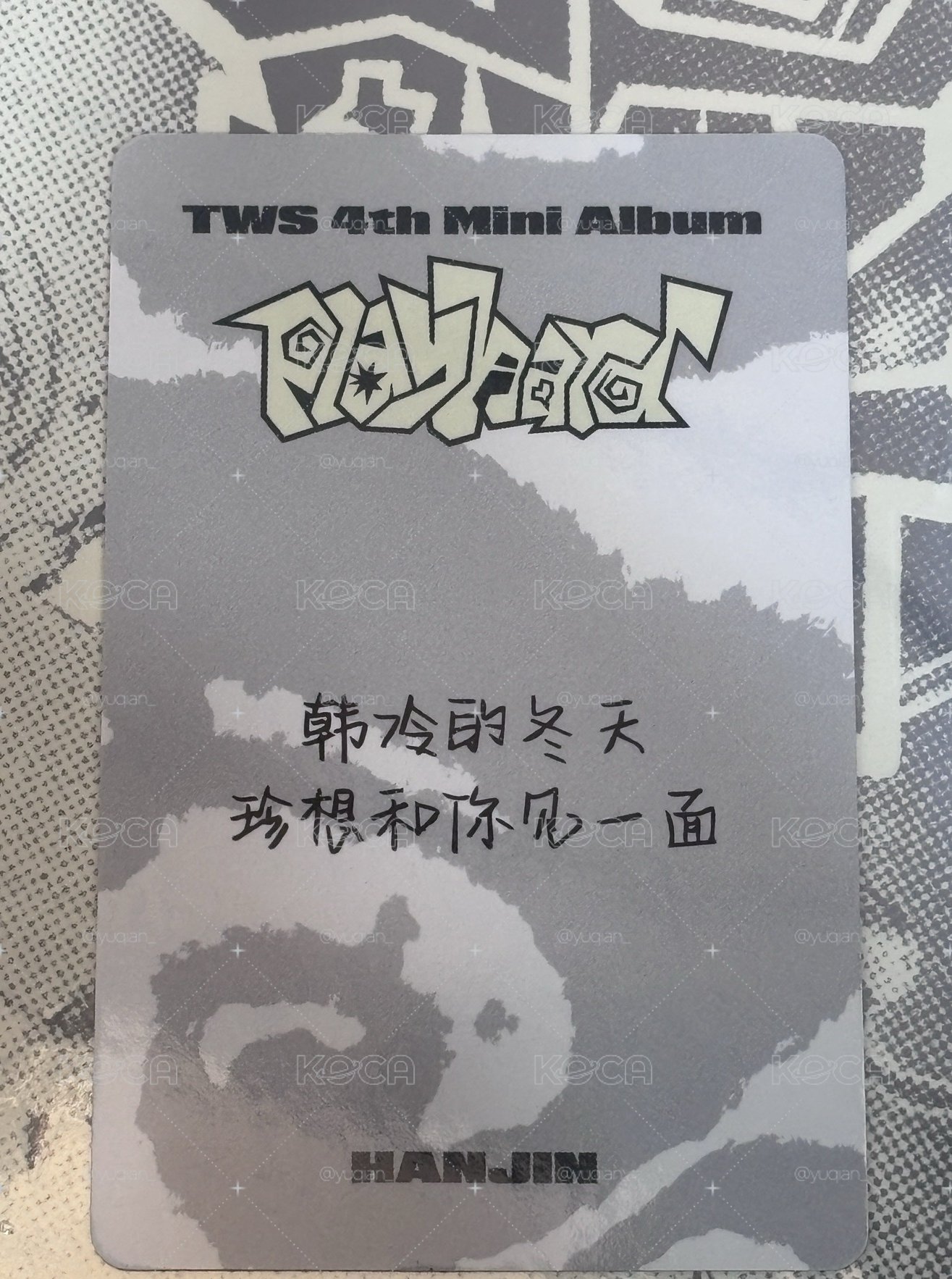 韓振中文特典