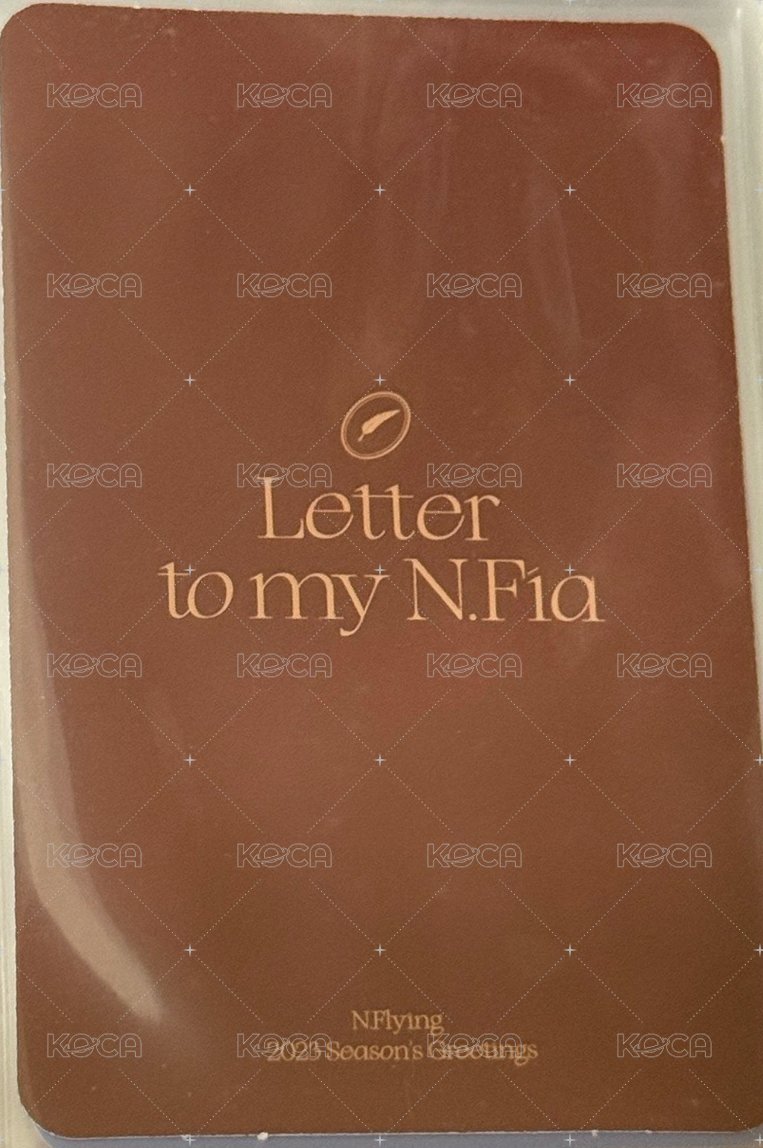 2023 SEASON’S GREETINGS – Letter to my N.Fia 年曆卡  背面