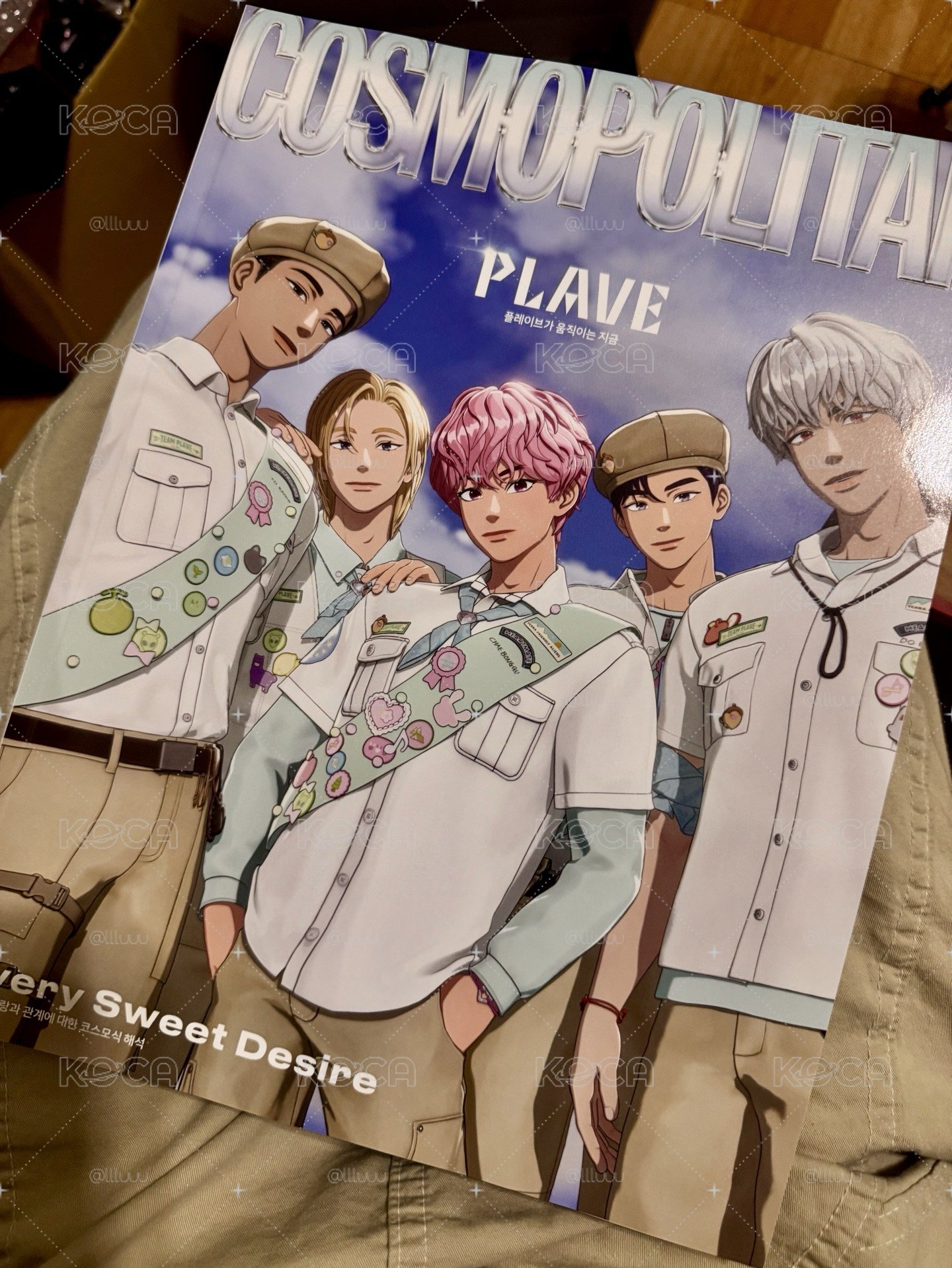 PLAVE Cosmopolitan 雜誌 B版 童軍封面