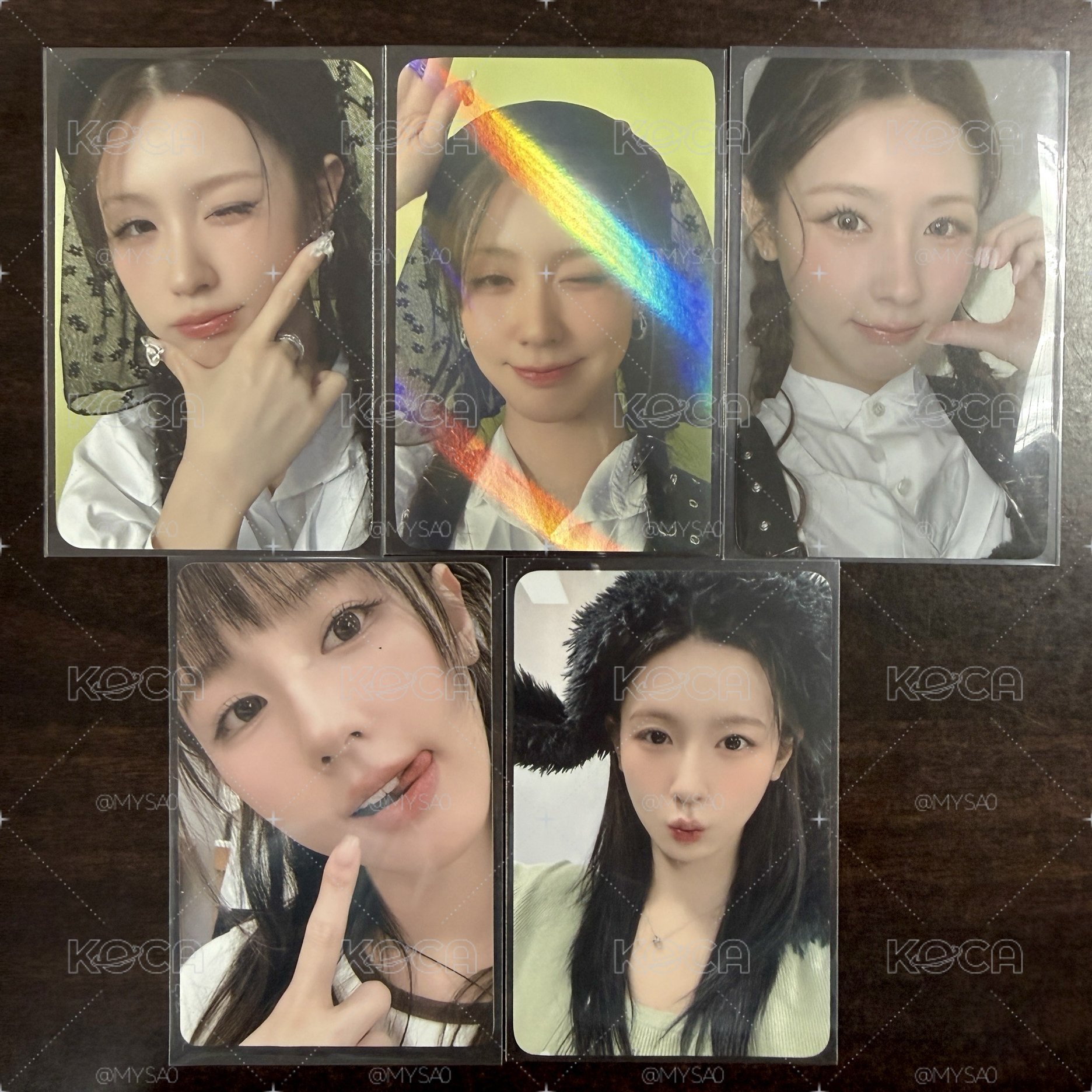 i-dle We are 麵 dmm MS閃卡 WVS 愛豆驛站 幸運卡 K4 