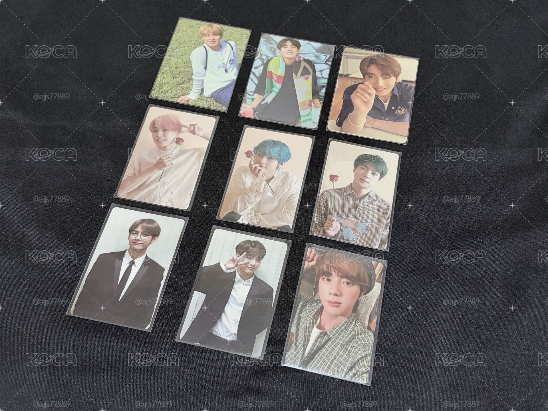 BTS 防彈少年團 回憶錄 2017年曆  Deco kit 小卡