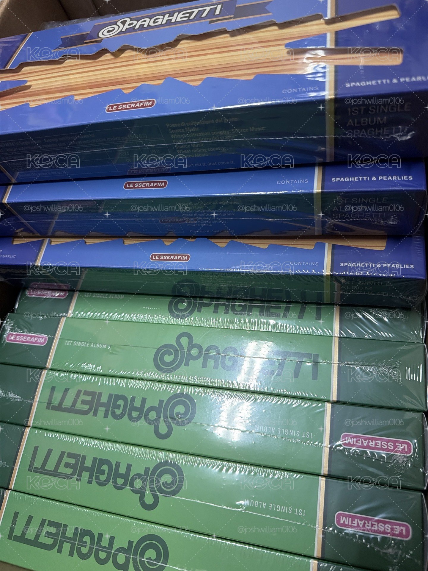 LE SSERAFIM SPAGHETTI 台北簽售專輯一套全新