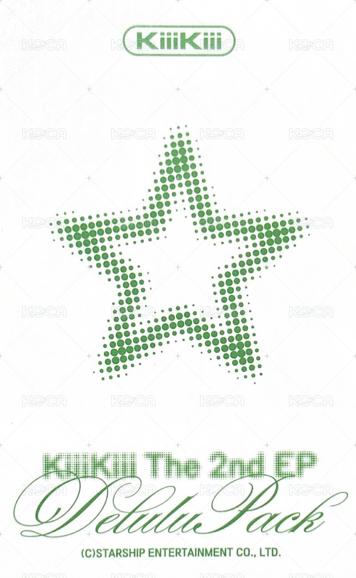 Delulu Pack kkt 預售 特典卡  背面