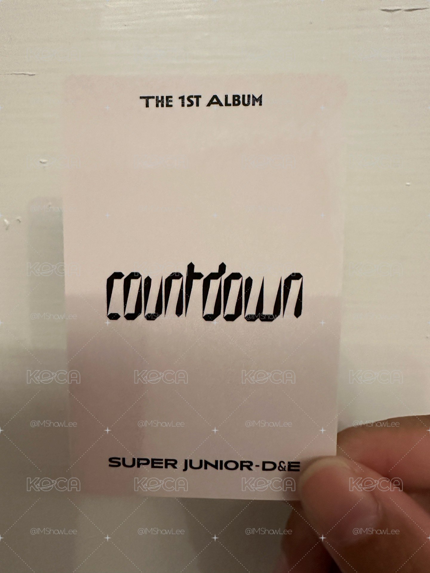 Super Junior-D&E COUNTDOWN銀赫小卡