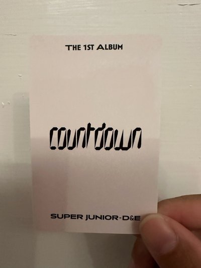 Super Junior-D&E COUNTDOWN銀赫小卡