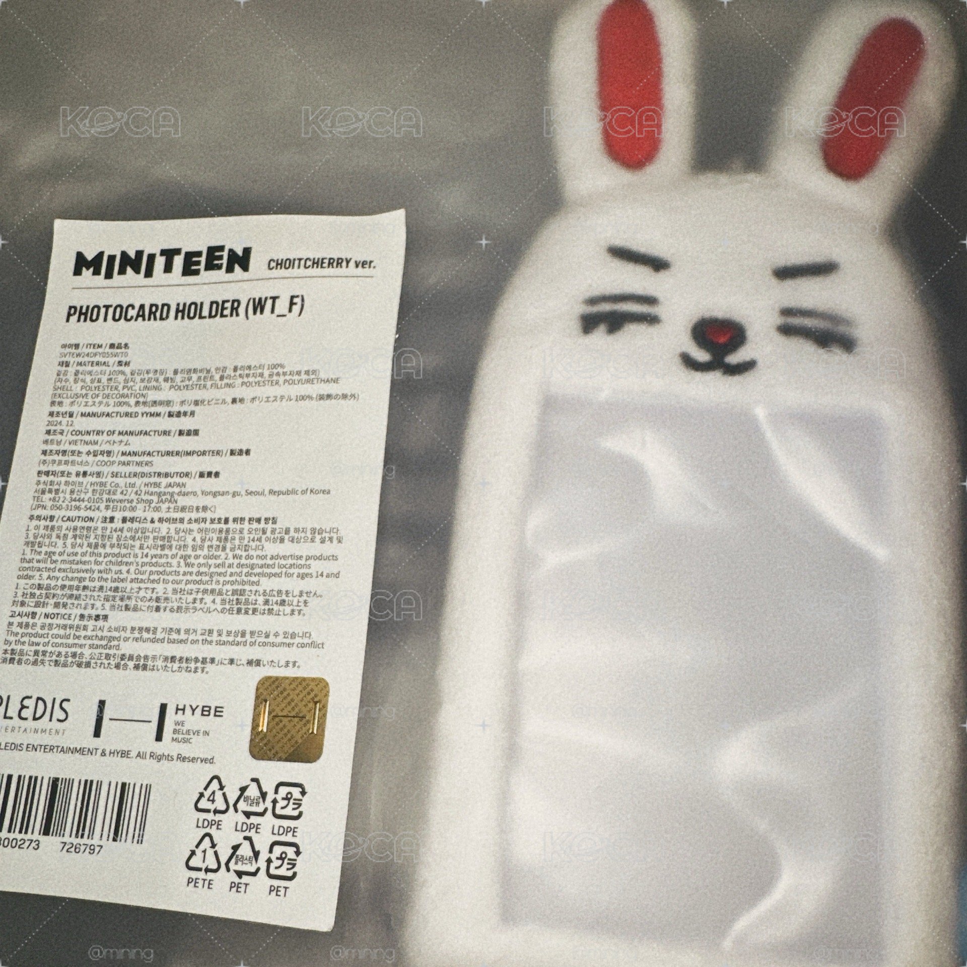 MINITEEN 卡套 FOXDUNGEE CHOITCHERRY