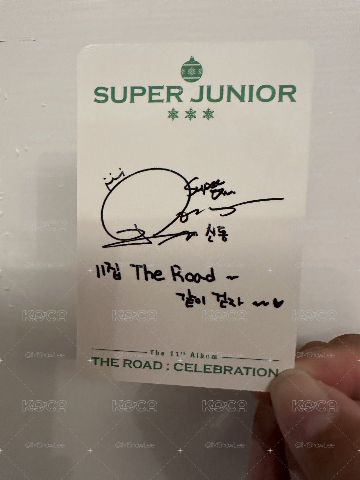 Super Junior-The Road:Celebration 神童小卡
