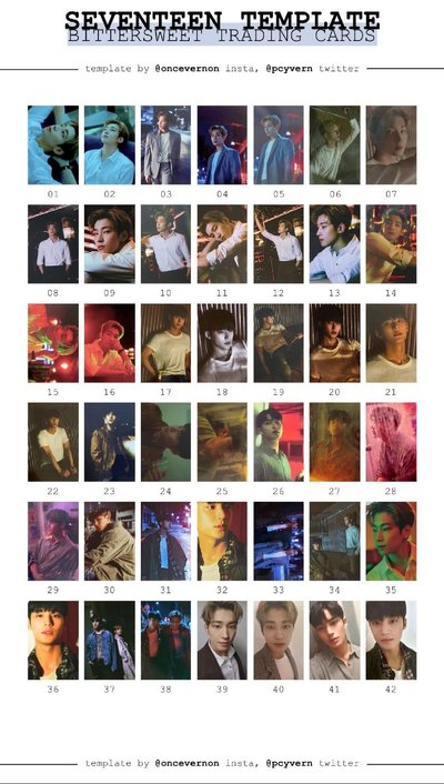 seventeen 奎 苦甜單人畢業