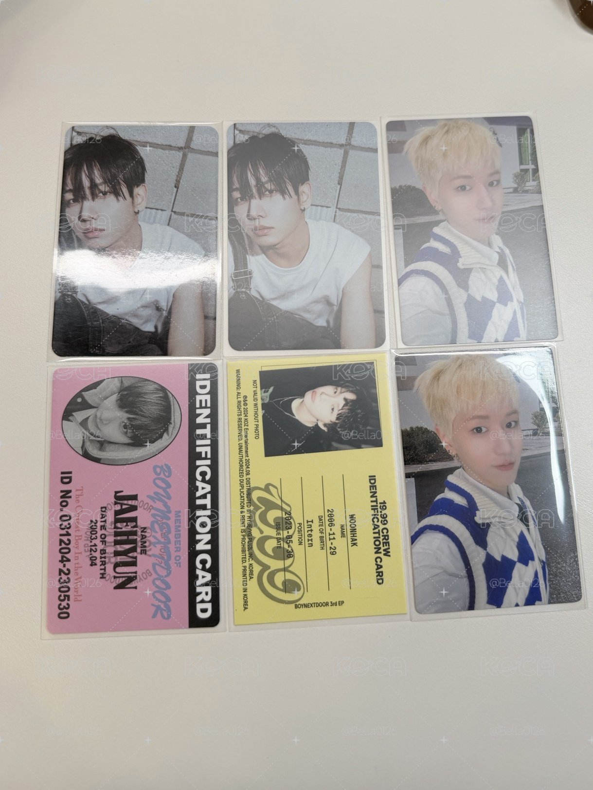 Boynextdoor 小卡 全收$200