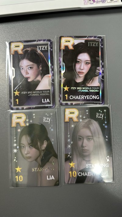 ITZY LIA Chaeryeong 李彩領 崔智壽 遊戲卡