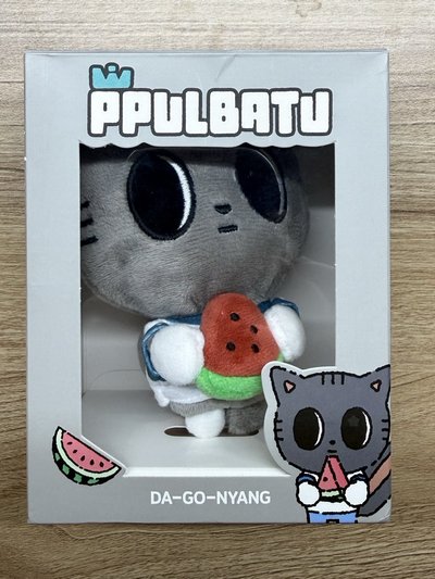 PPULBATU夏日快閃 娃娃玩偶 西瓜松喵加大頭吊飾松喵