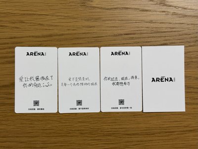 ARENA 將太郎 醬 雜誌卡4張