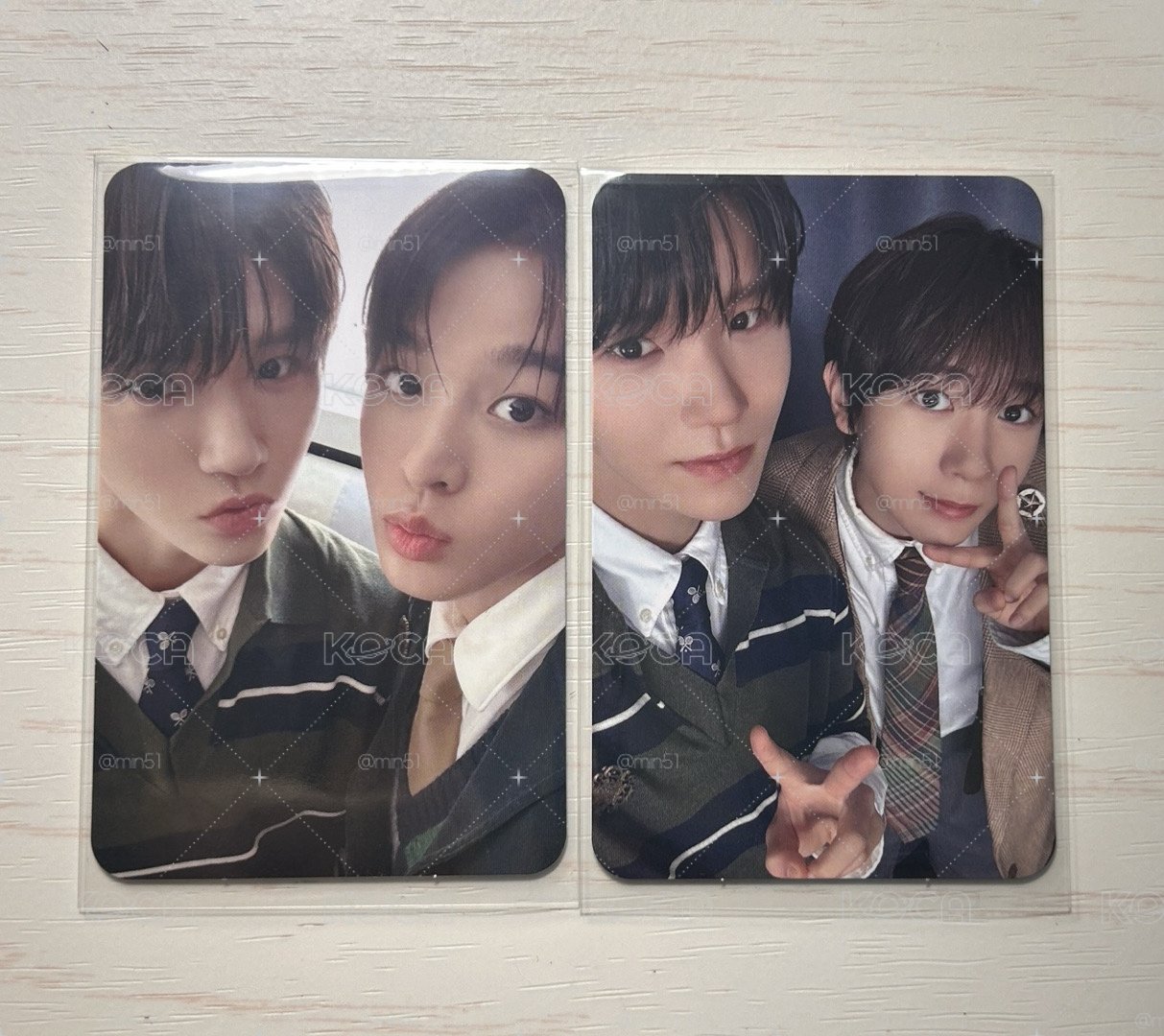 NCT WISH日專arc 雙人卡 果凍 大小狗