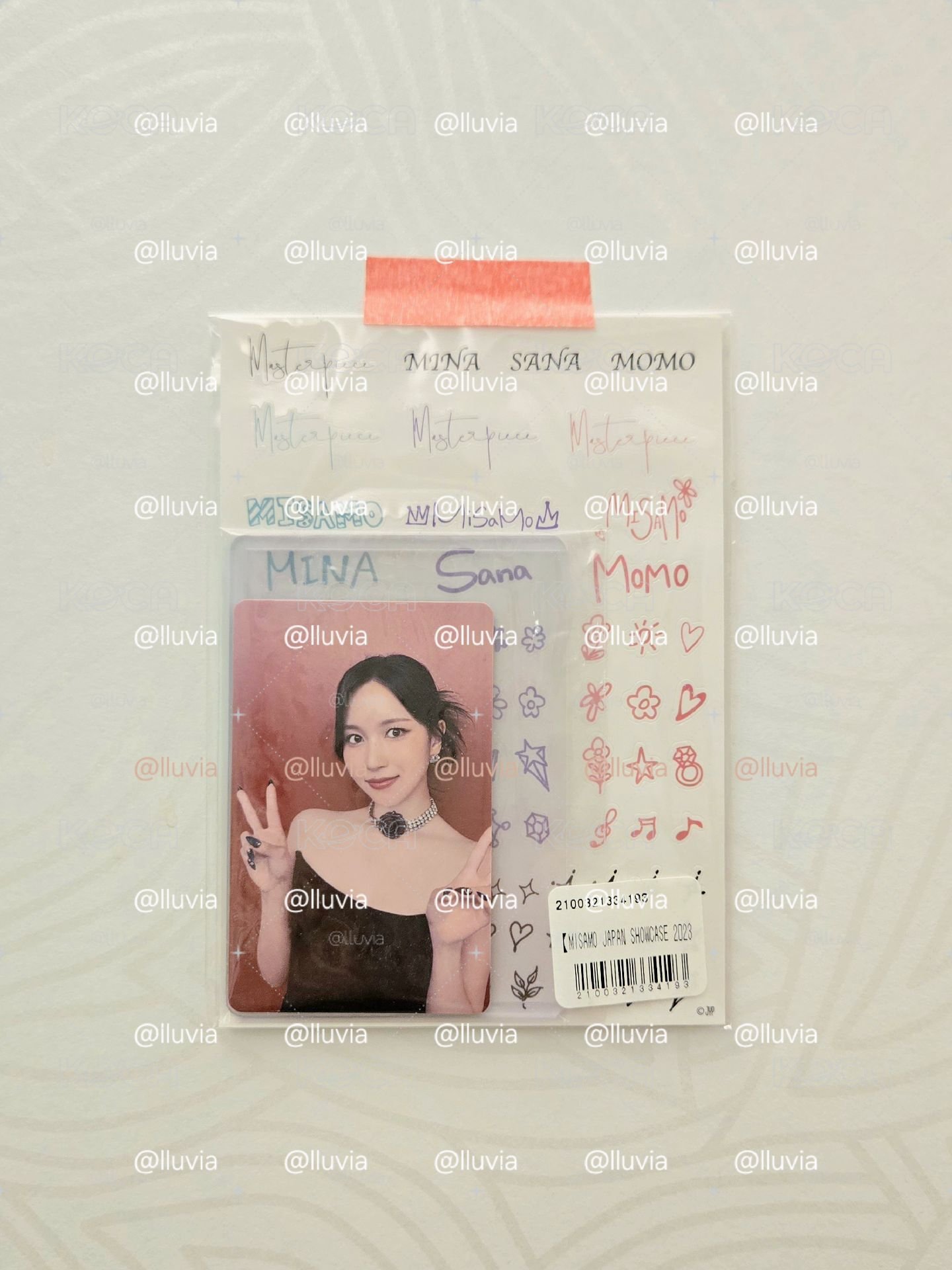 MISAMO MASTERPIECE SC 線上一番賞 卡套裝飾組 MINA
