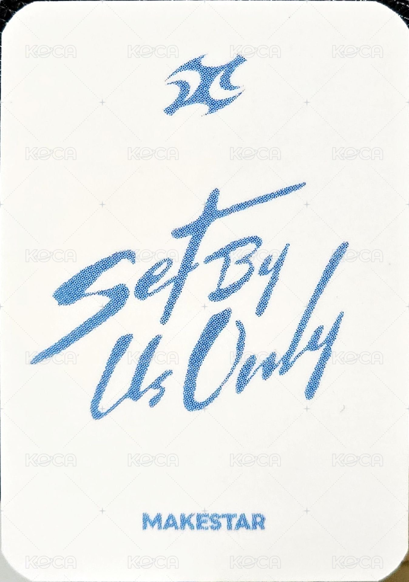 SET BY US ONLY ms 1.0迷你卡 簽售卡 臉鼓鼓 背面